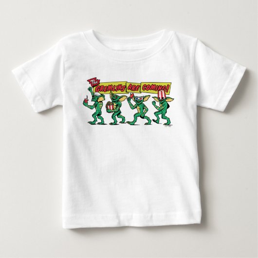 T-shirt Pour Bébé Les Gremlins™ arrivent (Devant)