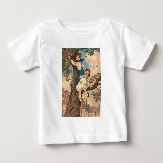 T-shirt Pour Bébé Les grimpeurs d'arbres (Devant)