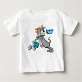 T-shirt Pour Bébé Les Jetsons | George & Astro Hug (Devant)