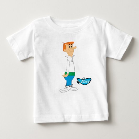T-shirt Pour Bébé Les Jetsons | Rencontrez George Jetson (Devant)