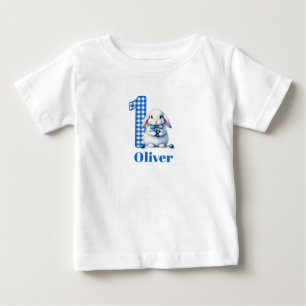 T-shirt Pour Bébé Les Lapins de Berry, premier anniversaire !