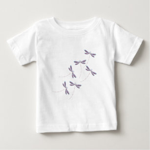 T-shirt Pour Bébé Les libellules en vol