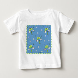 T-shirt Pour Bébé Les libellules et les marguerites