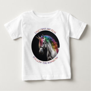 T-shirt Pour Bébé Les licornes sont réelles