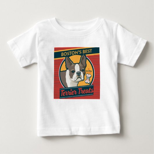T-shirt Pour Bébé Les meilleurs soins Terrier de Boston (Devant)
