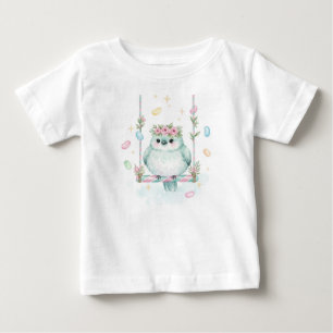T-shirt Pour Bébé Les oiseaux doux. Sucre de canne de chaux par Nata