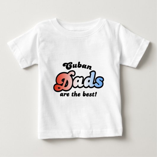 T-shirt Pour Bébé Les papas cubains (Devant)