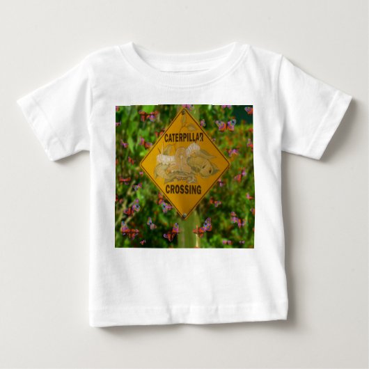 T-shirt Pour Bébé Les papillons sont gratuits (Devant)