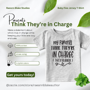T-shirt Pour Bébé Les parents pensent qu'ils sont responsables T-shi