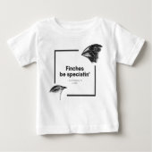 T-shirt Pour Bébé Les pinsons soient Speciatin - Charles Darwin - T (Devant)