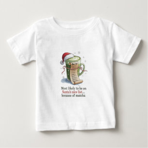 T-shirt Pour Bébé Les plus susceptibles de boire Matcha tandis que t