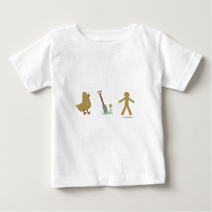 T-shirt Pour Bébé Les poussins me creusent