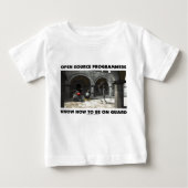 T-shirt Pour Bébé Les programmeurs d'Open Source savent être sur la (Devant)