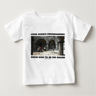 T-shirt Pour Bébé Les programmeurs d'Open Source savent être sur la