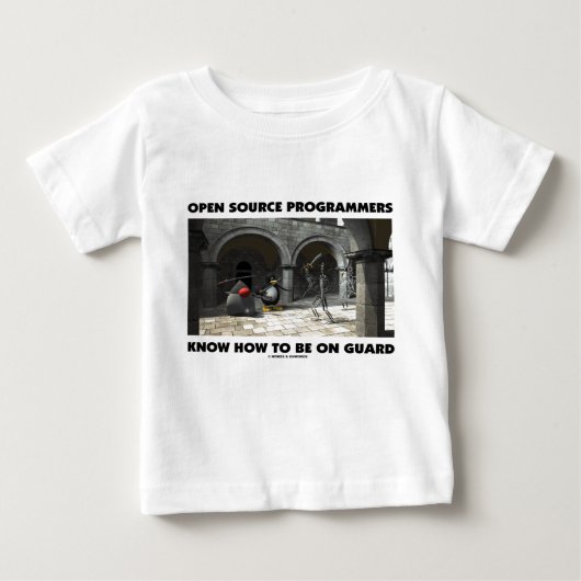 T-shirt Pour Bébé Les programmeurs d'Open Source savent être sur la (Devant)