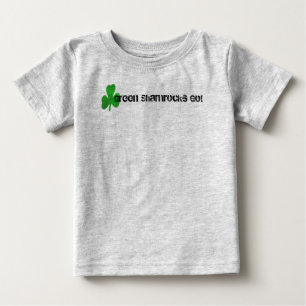 T-shirt Pour Bébé Les Shamrocks verts s'en vont !