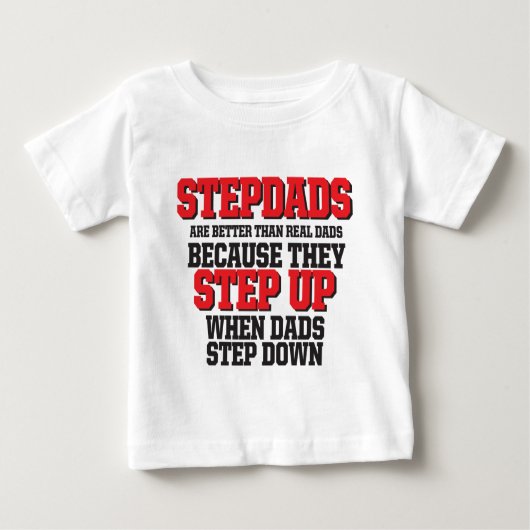 T-shirt Pour Bébé Les Stepdads intensifient (Devant)