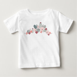 T-shirt Pour Bébé Les succulents Plantes du désert de la Monnaie ro