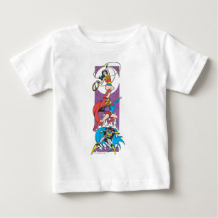 T-shirt Pour Bébé Les superhéroïnes en action
