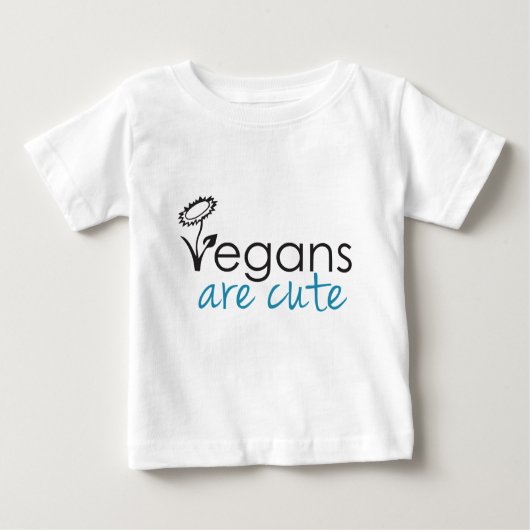 T-shirt Pour Bébé Les végétaliens sont mignons - les avocats (Devant)