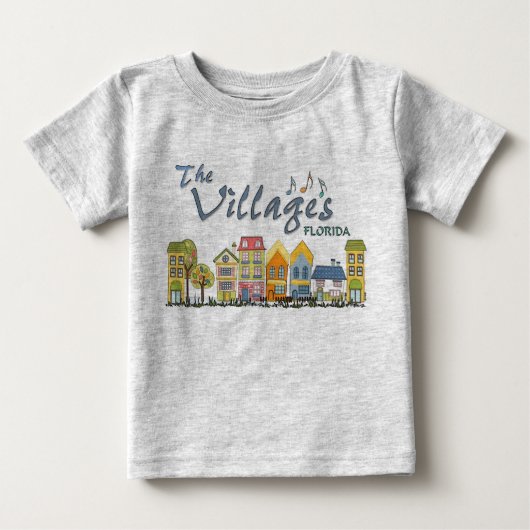 T-shirt Pour Bébé Les villages de la communauté de Floride (Devant)