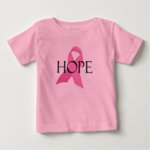 T-shirt Pour Bébé L'ESPOIR de cancer du sein badine la chemise