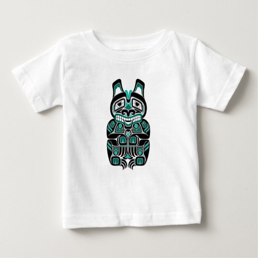 T-shirt Pour Bébé L'esprit bleu turquoise de Haida concernent le (Devant)