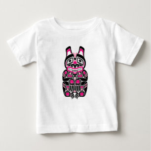 T-shirt Pour Bébé L'esprit rose et noir de Haida concernent le noir