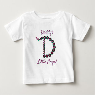 T-shirt Pour Bébé LETTRE VERTE ROSE DE PAIN DE Daddy