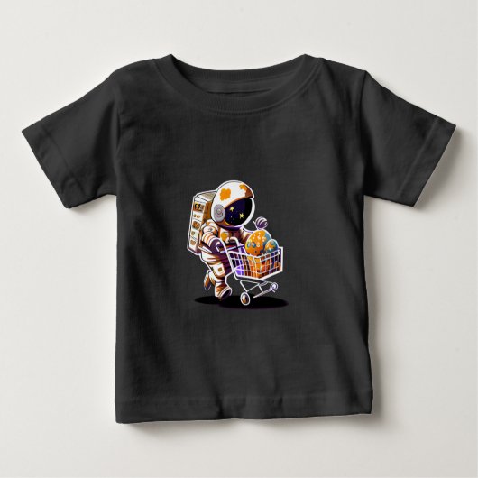 T-shirt Pour Bébé L'expédition des astronautes (Devant)