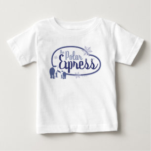 T-shirt Pour Bébé L'Express polaire Ours polaires Retro Graphisme