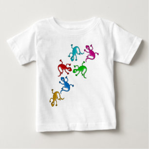 T-shirt Pour Bébé Lézards colorés et espiègles