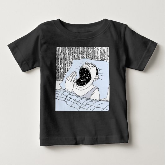 T-SHIRT POUR BÉBÉ L'HOMME ET LES COSMOS (Devant)