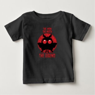 T-shirt Pour Bébé L'Homme, Le Papillon, La Légende - Mothman mythiqu