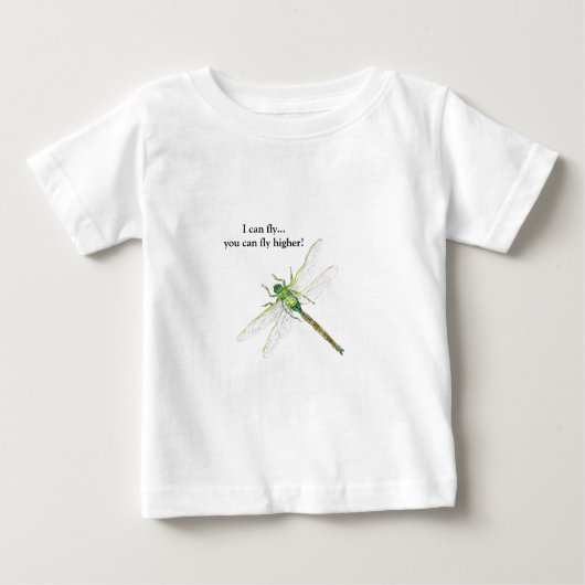 T-shirt Pour Bébé libellule (Devant)