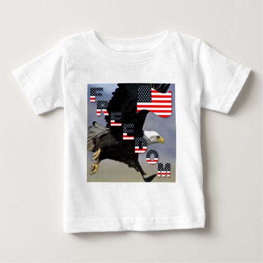 T-shirt Pour Bébé liberté (Devant)