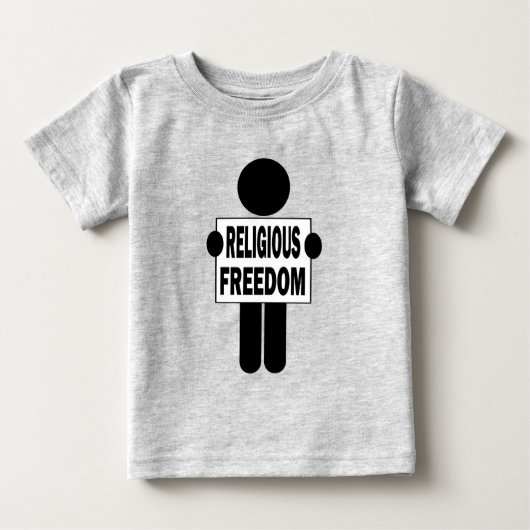 T-shirt Pour Bébé Liberté religieuse (Devant)