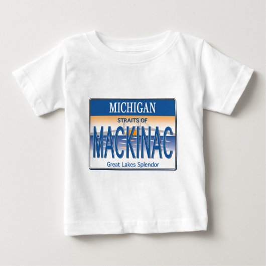 T-shirt Pour Bébé Licence Mackinac (Devant)