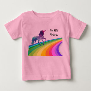 T-shirt Pour Bébé Licorne Arc-en-Ciel - Body tutu bébé