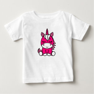 T-shirt Pour Bébé Licorne de petite fille Poney