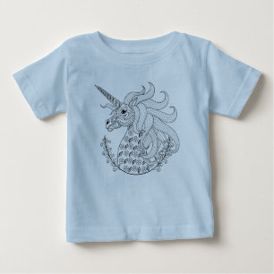 T-shirt Pour Bébé Licorne inspirée