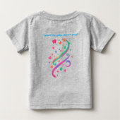 T-shirt Pour Bébé Licorne Tendance - Coton (Dos)
