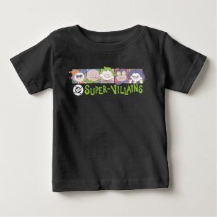 T-shirt Pour Bébé Ligne de dessins animés des Super-Vilains de DC