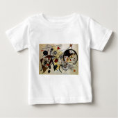T-shirt Pour Bébé Ligne ininterrompue Kandinsky Transverse (Devant)