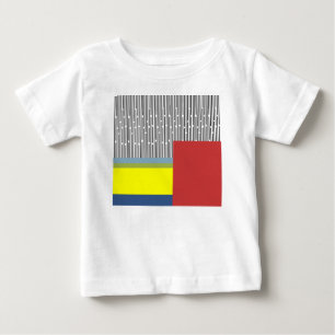 T-shirt Pour Bébé Lignes Abstraites et rectangles