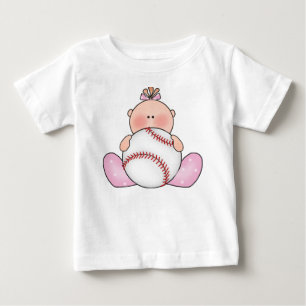 T-shirt Pour Bébé Lil Baseball Baby Girl