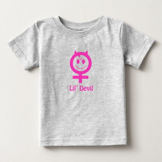 T-shirt Pour Bébé Lil Devil (Devant)
