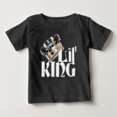 T-shirt Pour Bébé Lil King (Devant)