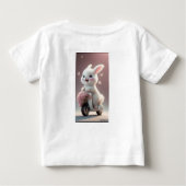 T-shirt Pour Bébé L'imagination dans le style : La mode pour enfants (Dos)