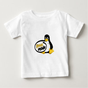 T-shirt Pour Bébé LINUX À L'INTÉRIEUR de Tux le logo de pingouin de